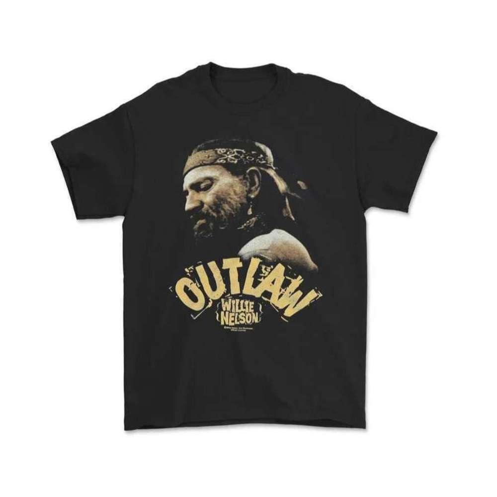 Willie Nelson Outlaw Country Music Legend Fan Graphic T-Shirt